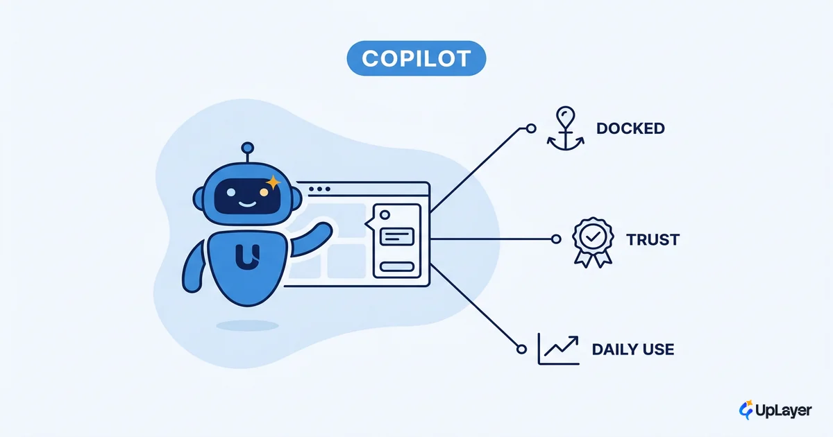 AI copilot design that users keep open