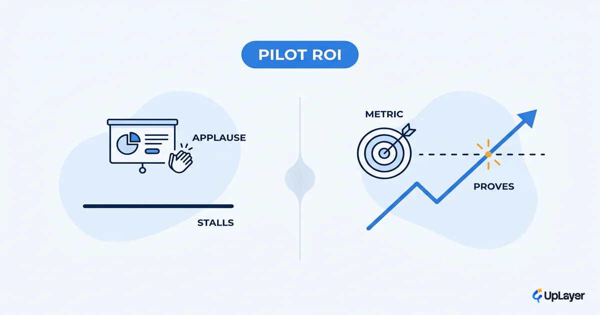 Why AI pilots stall before they show ROI