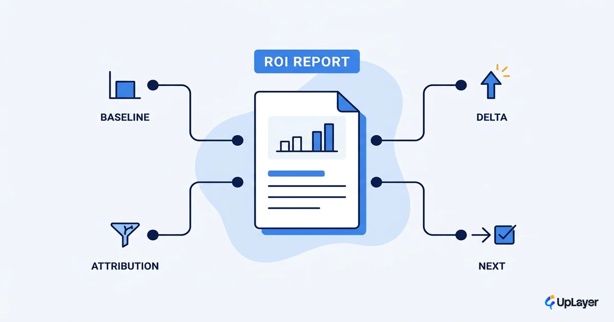 What belongs in an AI ROI report