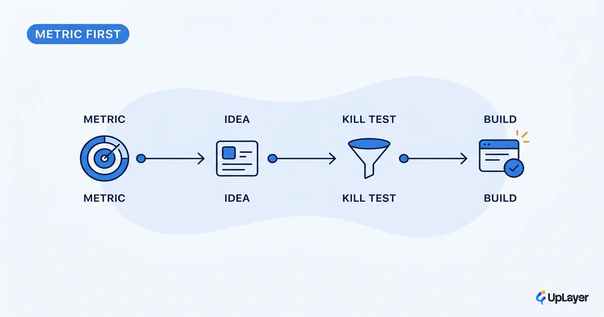 AI SaaS ideas that start from a metric, not a demo