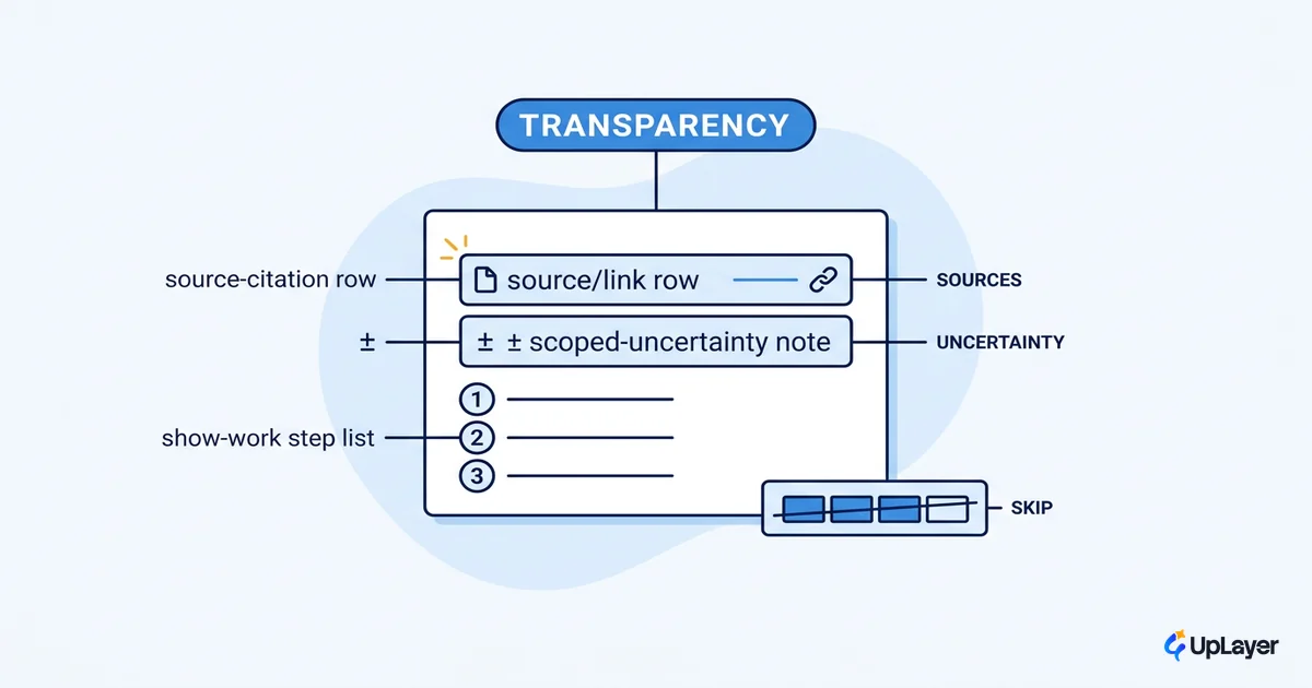 AI transparency patterns users can actually read