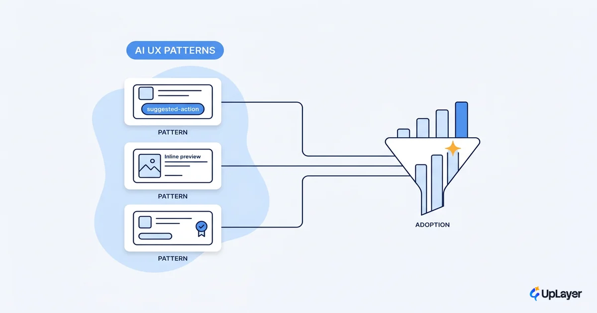 AI UX patterns that drive feature adoption