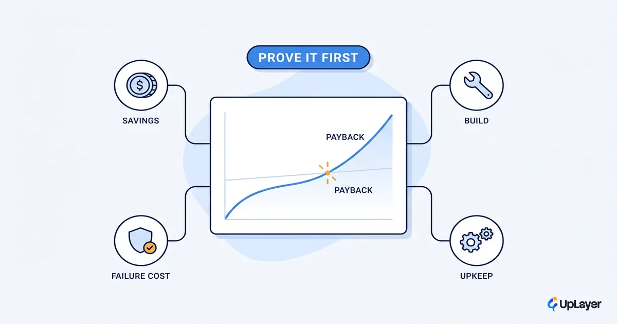 AI automation ROI for SaaS teams: prove it first