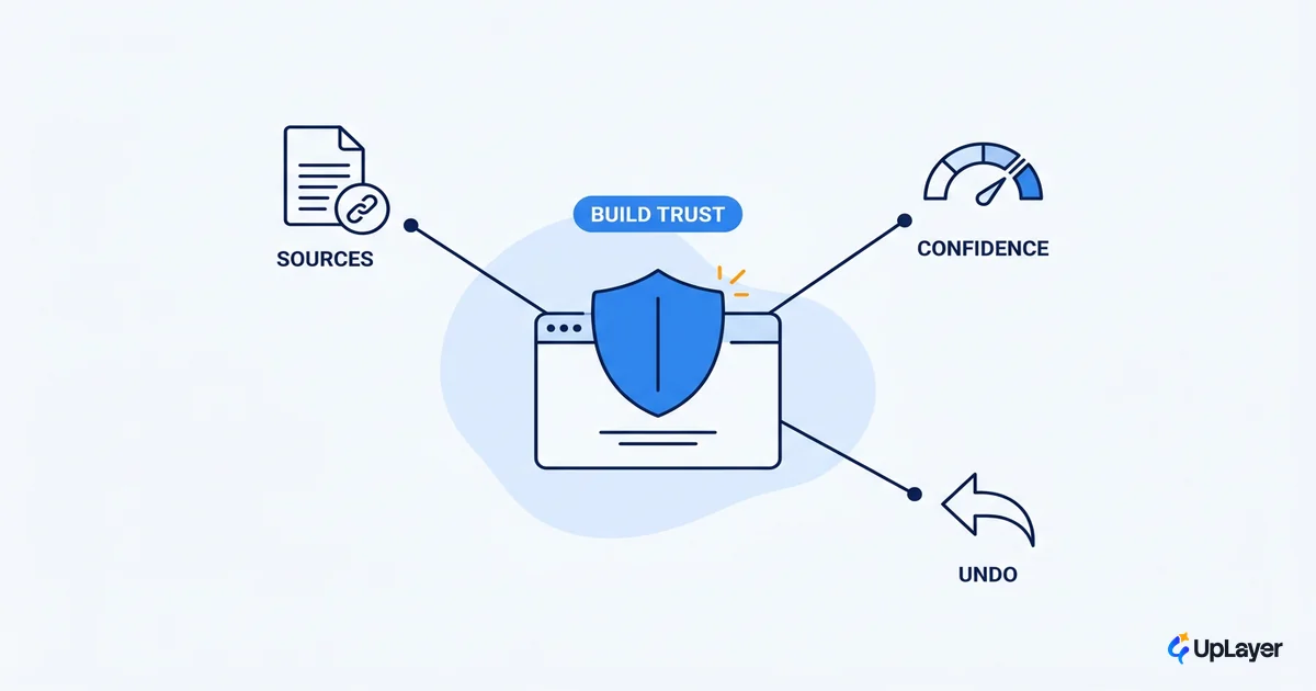 How to build user trust in AI features