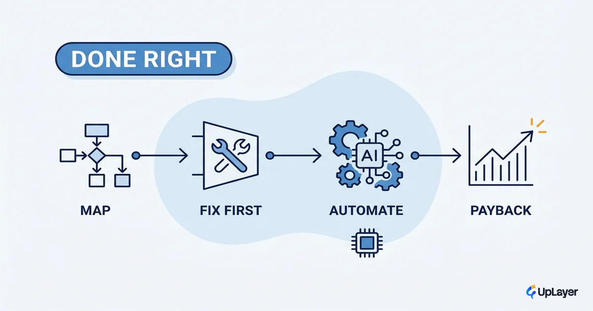 Business process automation with AI, done right