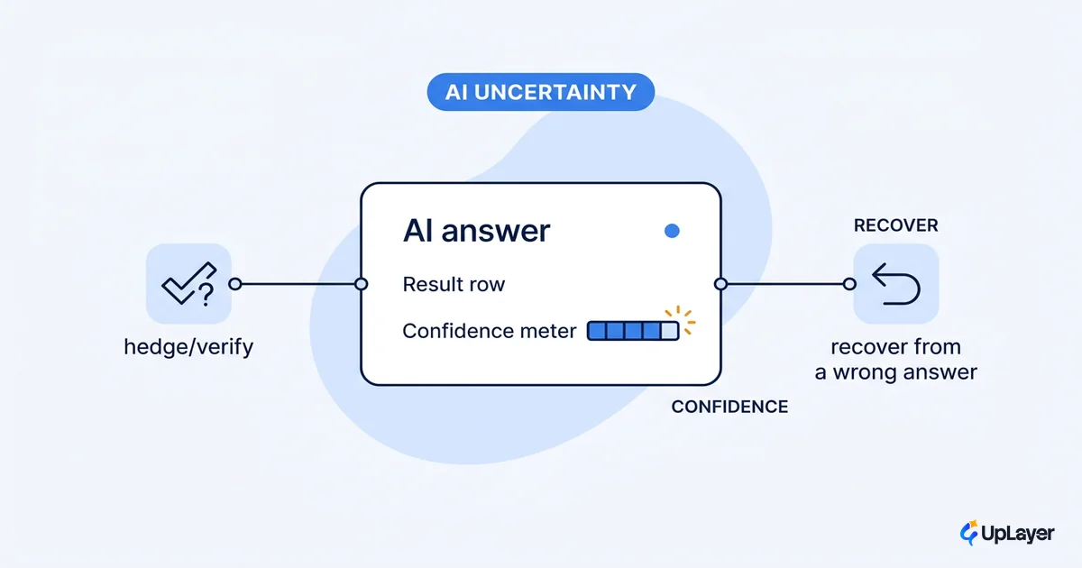 Designing for AI uncertainty without losing trust