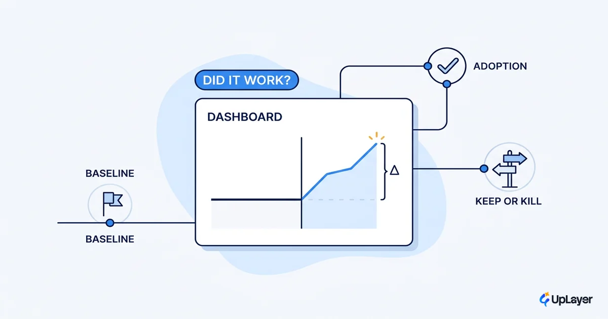 How to measure if an AI feature actually worked