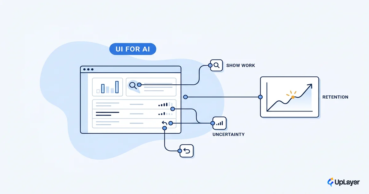 UI UX design for AI products that retain users
